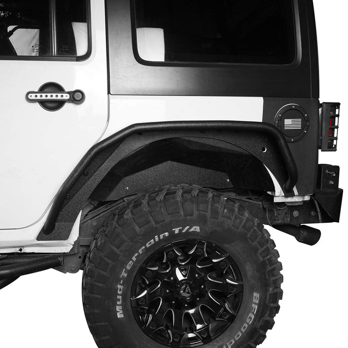 Flux Tubular Fender Flares(07-18 Jeep Wrangler JK)-LandShaker