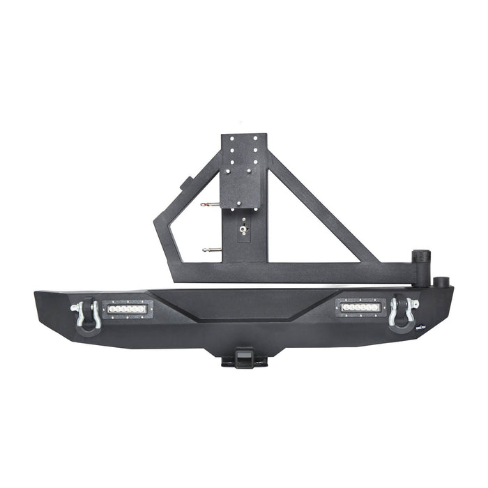 Different Trail Mid Front Bumper & Rear Bumper Combo(07-23 Jeep Wrangler JK)-LandShaker