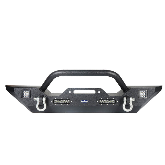 Different Trail Mid Front Bumper & Rear Bumper Combo(07-23 Jeep Wrangler JK)-LandShaker