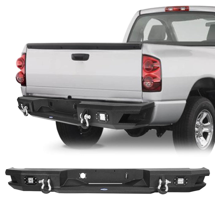 Rear Bumper w/LED Floodlights(06-08 Ram 1500)-LandShaker