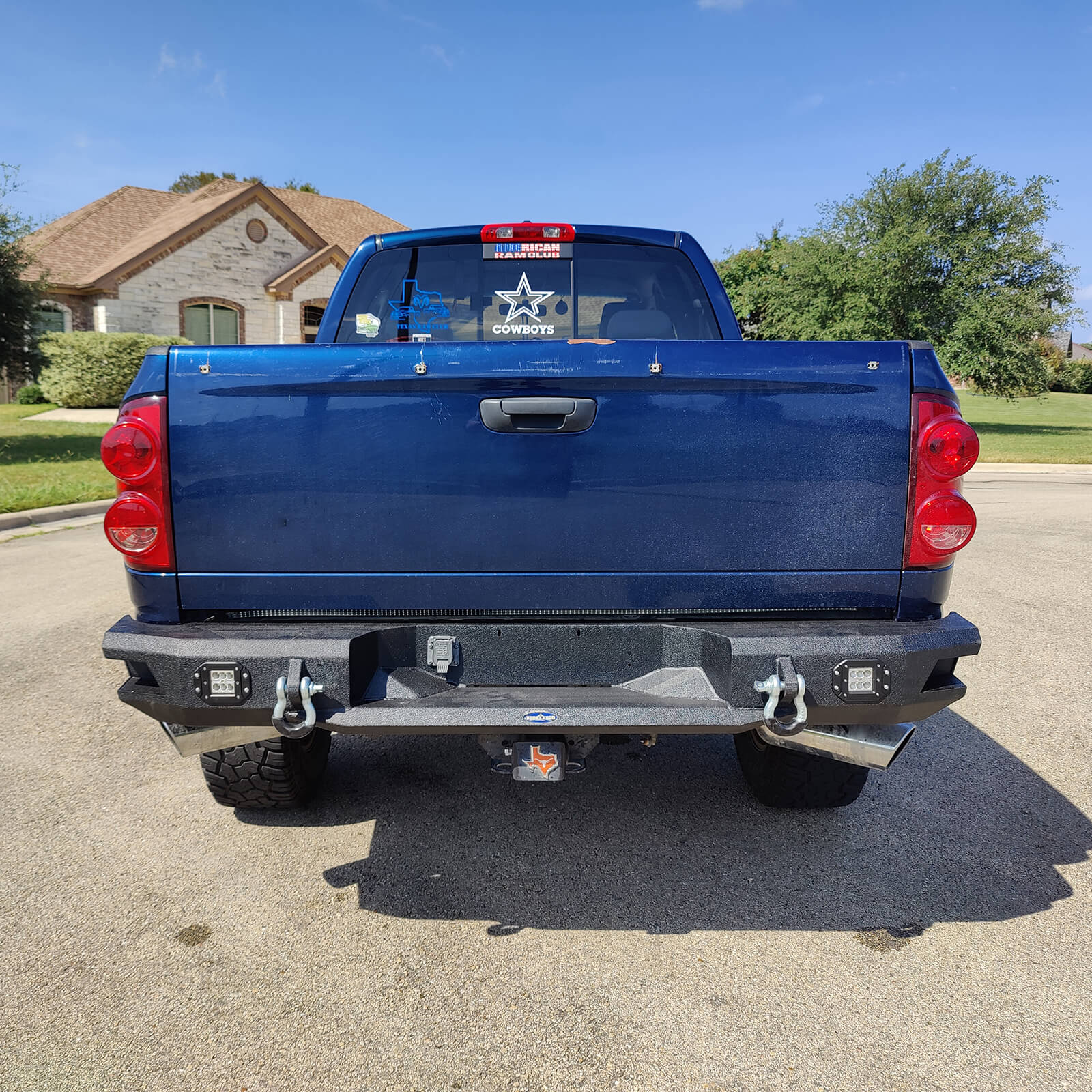Dodge Ram 1500 Discovery Rear Bumper with LED Floodlights for Dodge Ram 1500 BXG6503 5