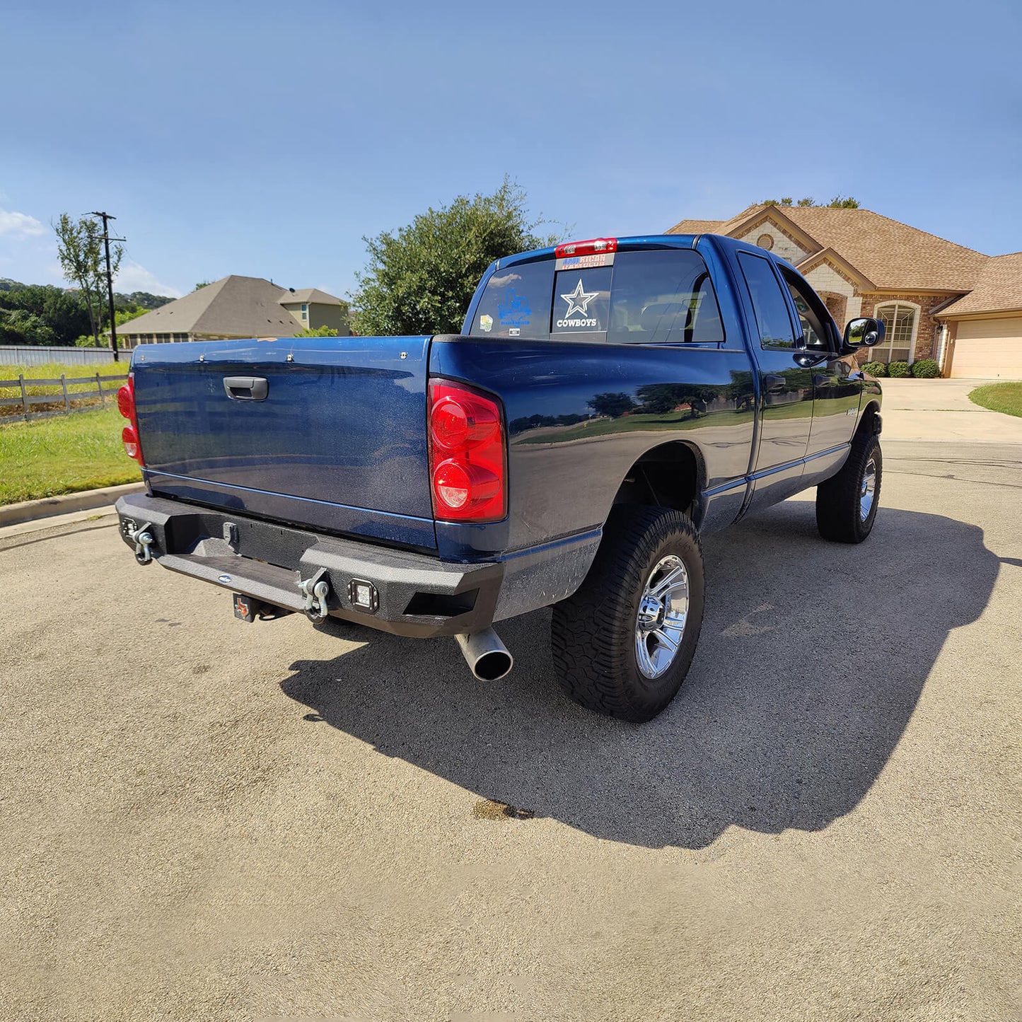 Dodge Ram 1500 Discovery Rear Bumper with LED Floodlights for Dodge Ram 1500 BXG6503 6