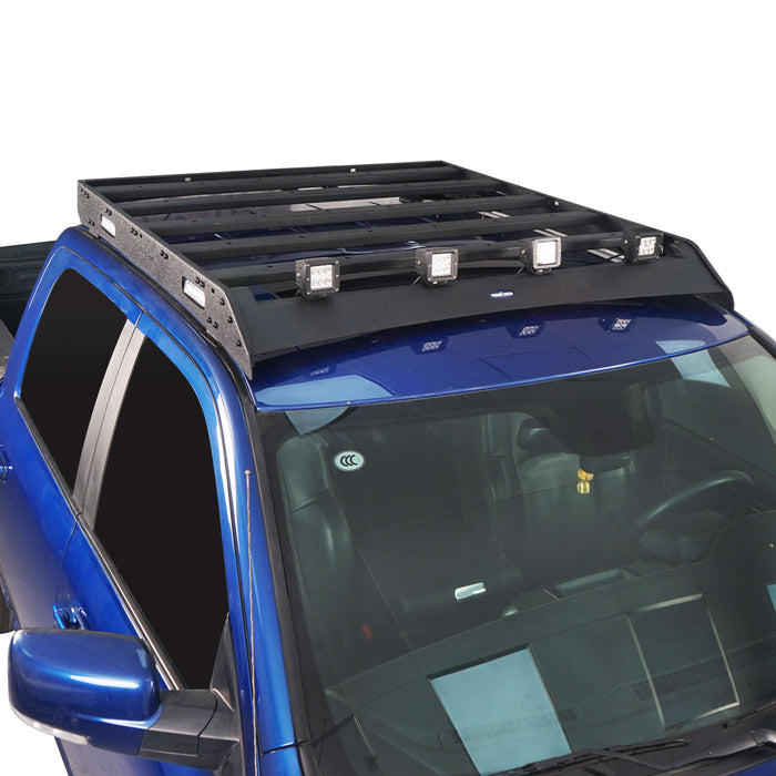 Hooke Road® Dodge Ram Top Roof Rack Cargo Carrier for Dodge Ram Crew Cab bxg804 u-Box BXG804 4