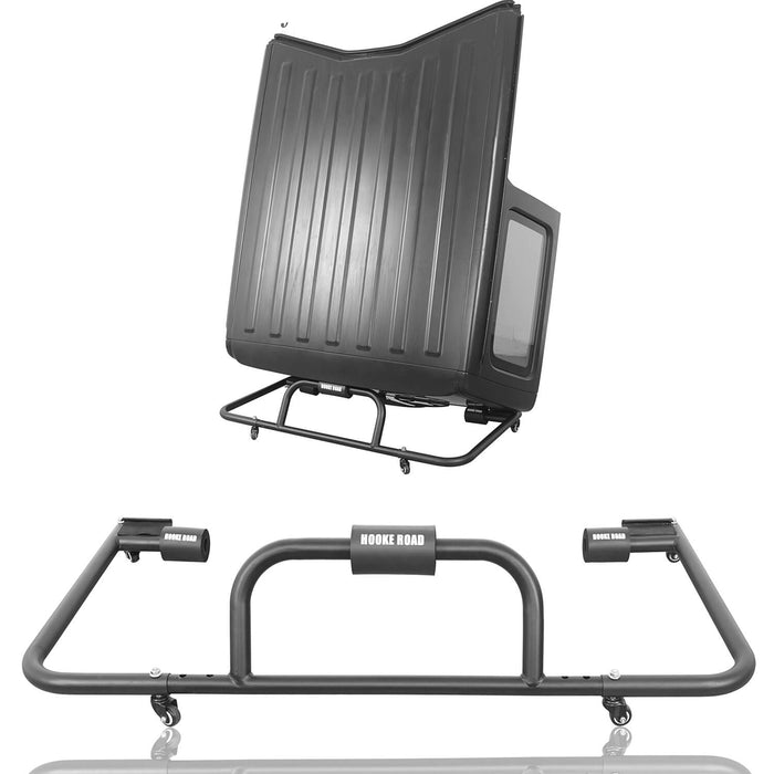 Door Rack & HardTop Carrier Storage Cart Combo(07-23 Jeep Wrangler JK JL)-LandShaker