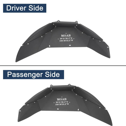Front & Rear Inner Fender Liners(18-24 Jeep Wrangler JL)-LandShaker