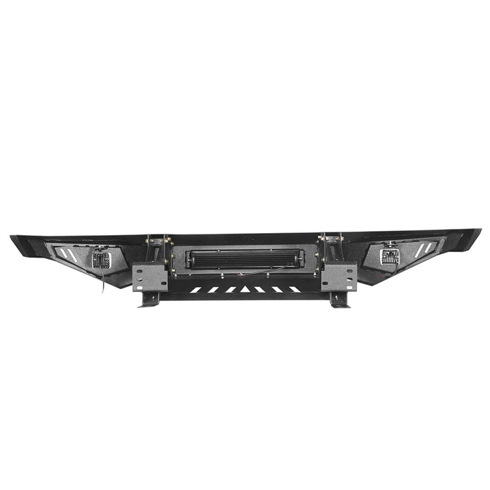 Full Width Front Bumper / Back Bumper / Roof Rack for 2014-2021 Toyota Tundra Crewmax b5001+b5003+b5004 5