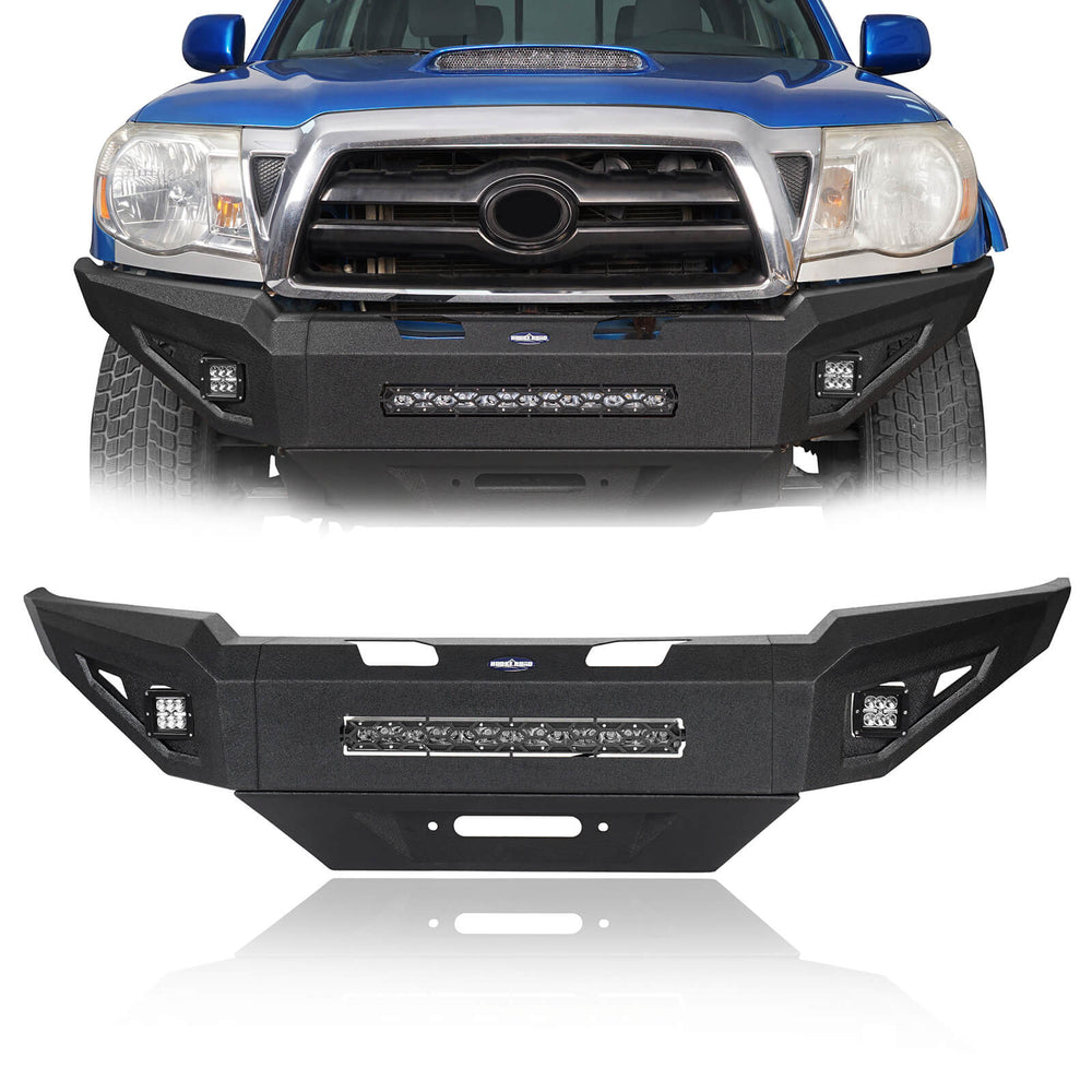 Toyota Tacoma Front Bumper w/Winch Plate for 2005-2011 Toyota Tacoma - LandShaker 4x4 b4019-1
