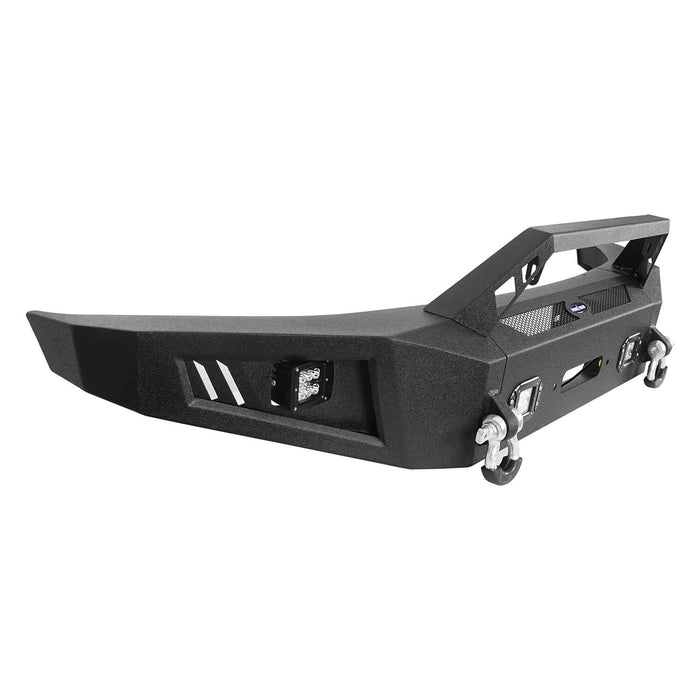Full Width Front Bumper with Angled Hoop(09-14 Ford F-150,Excluding Raptor)-LandShaker