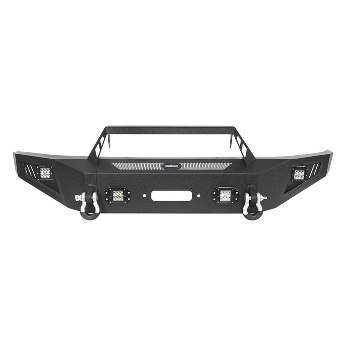 Full Width Front Bumper with Angled Hoop(09-14 Ford F-150,Excluding Raptor)-LandShaker
