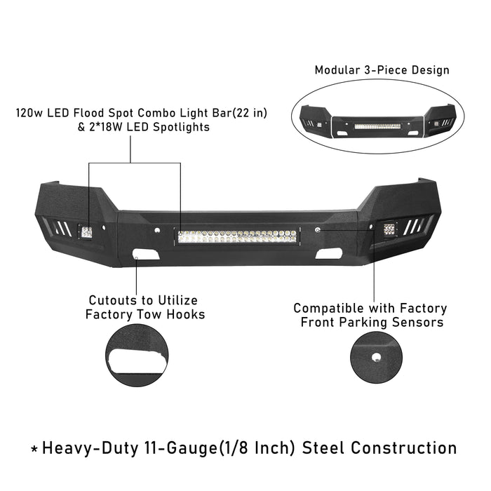 Front Bumper(16-18 Chevy Silverado 1500)-LandShaker