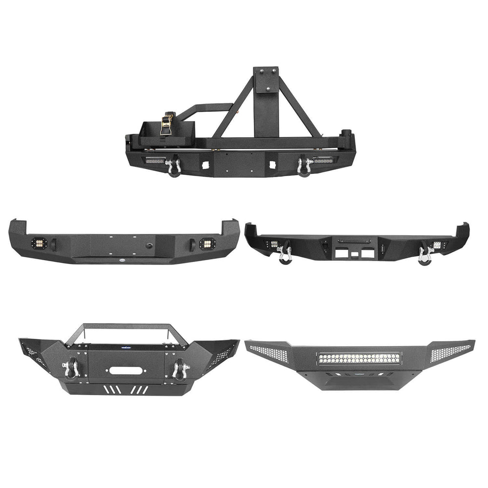 Front Bumper & Rear Bumper for 2005-2011 Toyota Tacoma - LandShaker 4x4 B40014008401140134014-1