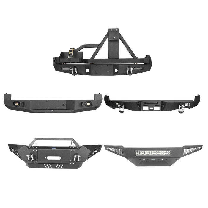 Front Bumper & Rear Bumper for 2005-2011 Toyota Tacoma - LandShaker 4x4 B40014008401140134014-1