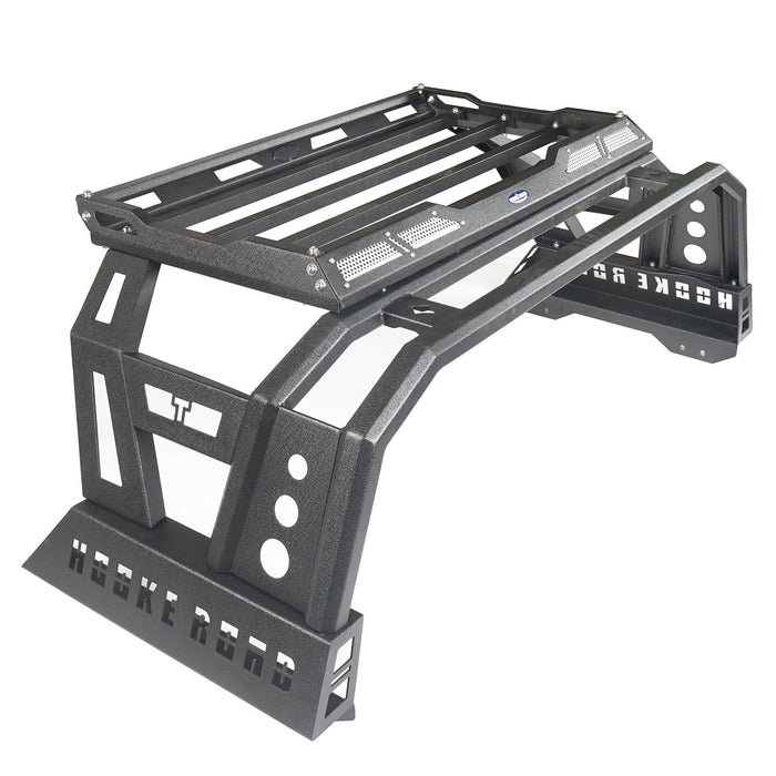 Front Bumper & Rear Bumper & Roll Bar Bed Rack for 2014-2021 Toyota Tundra b5000+b5002+b5006 19