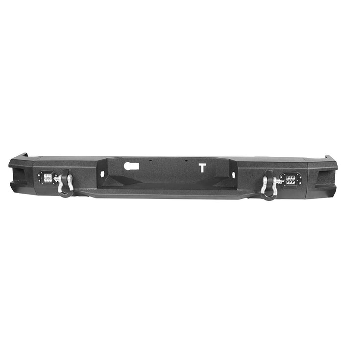 Full Width Front Bumper / Rear Bumper / Roll Bar Bed Rack for 2014-2021 Toyota Tundra b5001+b5003+b5006 9