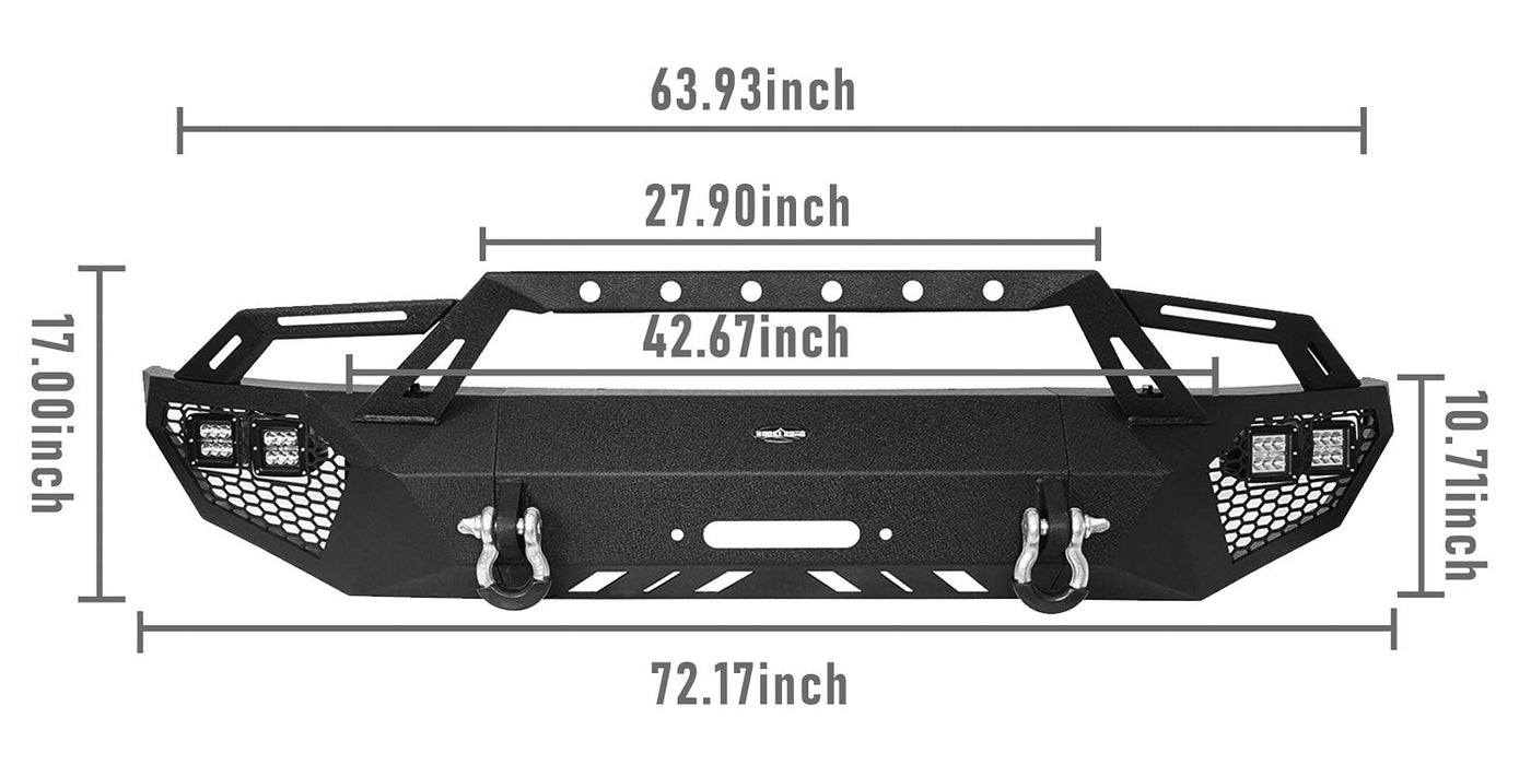 Front Bumper / Rear Bumper / Roof Rack(09-14 F-150 SuperCrew,Excluding Raptor)-LandShaker