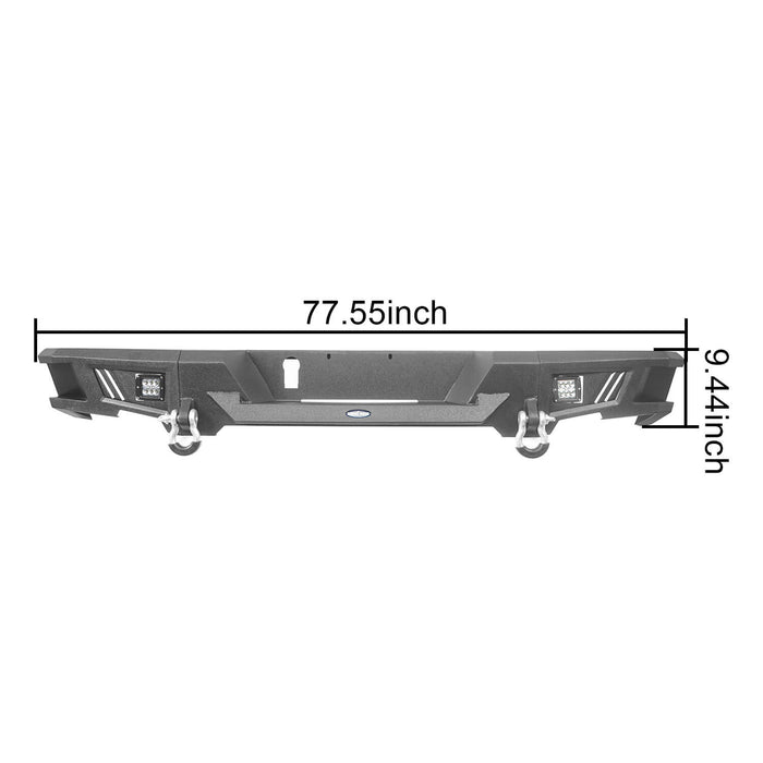 Front Bumper / Rear Bumper / Bed Rack Roll Bar(13-18 Dodge Ram 1500,Excluding Rebel)-LandShaker
