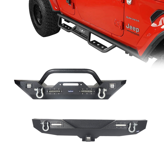 Front Bumper / Rear Bumper / Running Boards Side Steps(18-23 Jeep Wrangler JL)-LandShaker