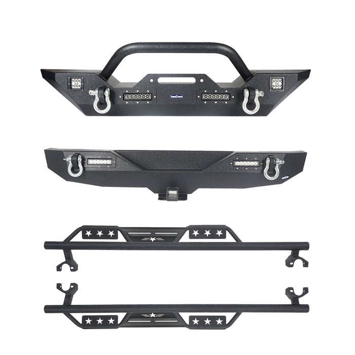 Front Bumper / Rear Bumper / Running Boards Side Steps(18-23 Jeep Wrangler JL)-LandShaker