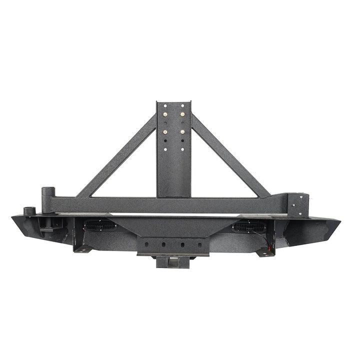 Front Bumper & Rear Bumper w/Tire Carrier(18-22 Jeep Wrangler JL)-LandShaker