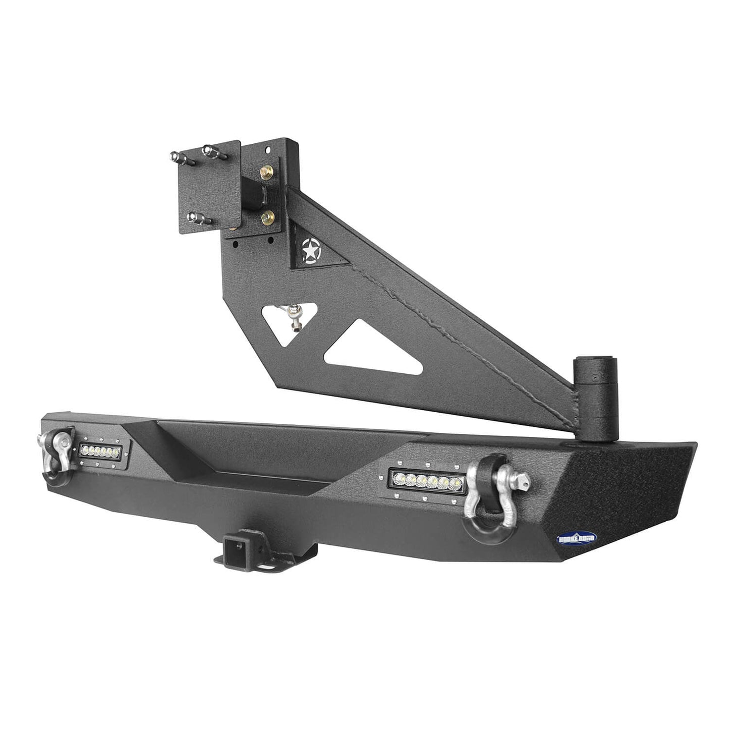 Front Bumper & Rear Bumper w/Tire Carrier(18-24 Jeep Wrangler JL)-LandShaker