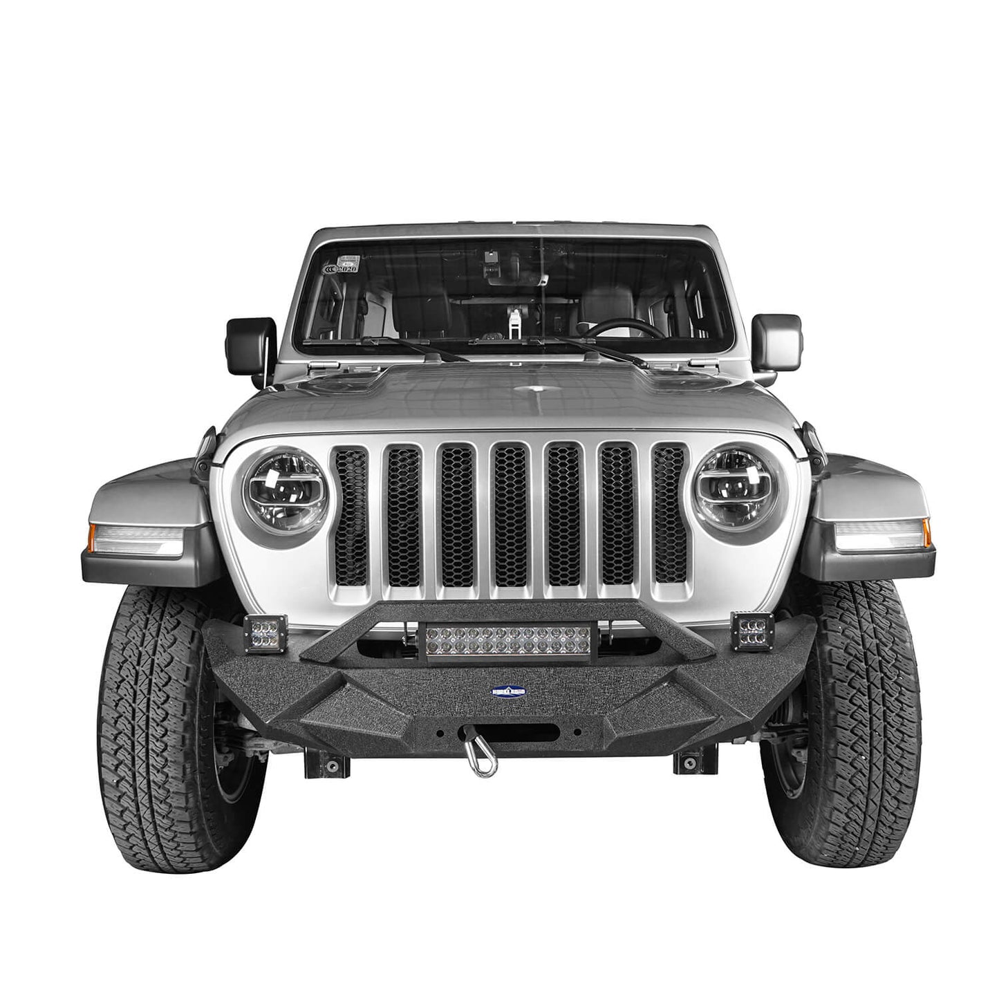 Front Bumper & Rear Bumper w/Tire Carrier(18-24 Jeep Wrangler JL)-LandShaker