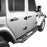 Full Width Front Bumper with Mad Max Grill & Running Boards(18-23 Jeep Wrangler JL 4 Door)-LandShaker
