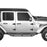 Full Width Front Bumper with Mad Max Grill & Running Boards(18-24 Jeep Wrangler JL 4 Door)-LandShaker