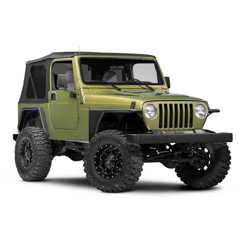 Front Flat Fender Flares Armor Wheel(97-06 Jeep Wrangler TJ)-LandShaker