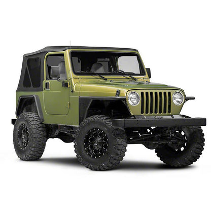 Front Flat Fender Flares Armor Wheel(97-06 Jeep Wrangler TJ)-LandShaker