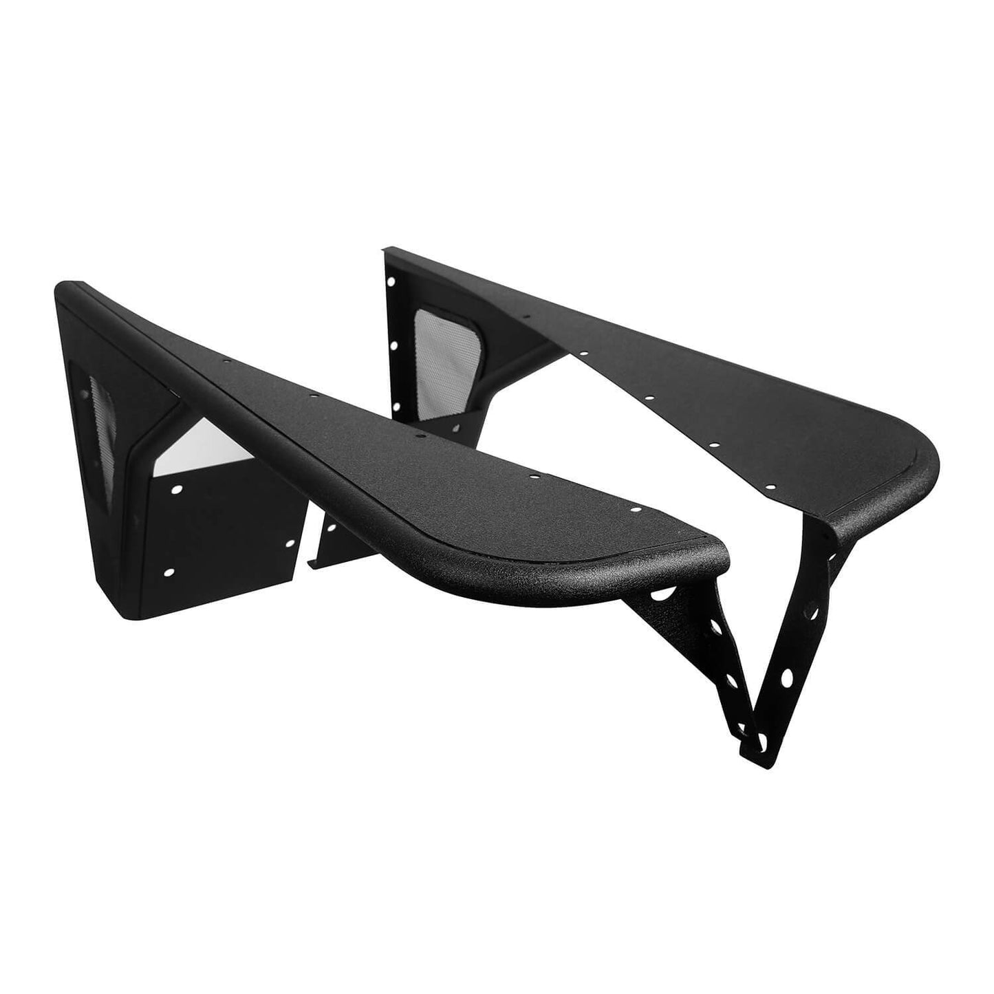 Front Flat Fender Flares Armor Wheel(97-06 Jeep Wrangler TJ)-LandShaker