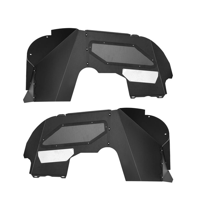 Front Inner Fender Liners Distressed USA Flag(18-22 Jeep Wrangler JL Sahara)-LandShaker