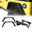Front & Rear Fender Flares Tubular Fenders(97-06 Jeep Wrangler TJ)-LandShaker