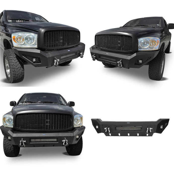 Full Width Front Bumper & Rear Bumper(06-08 Ram 1500)-LandShaker