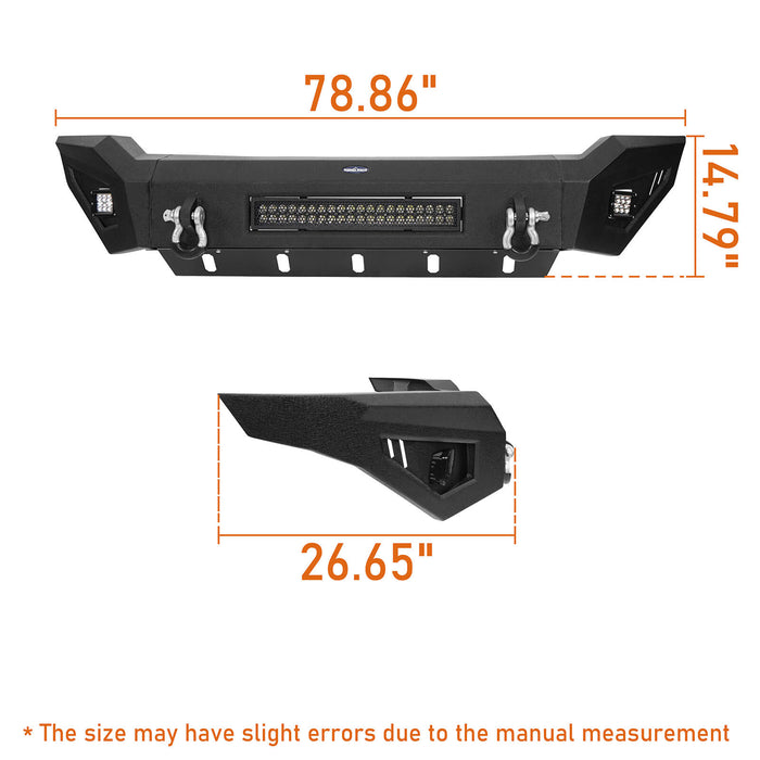 Full Width Front Bumper & Rear Bumper(06-08 Ram 1500)-LandShaker