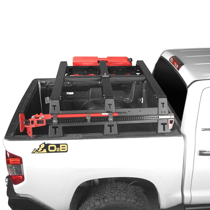 Full Width Front Bumper / Rear Bumper / Bed Rack for 2014-2021 Toyota Tundra b5001+b5002+b5005 19