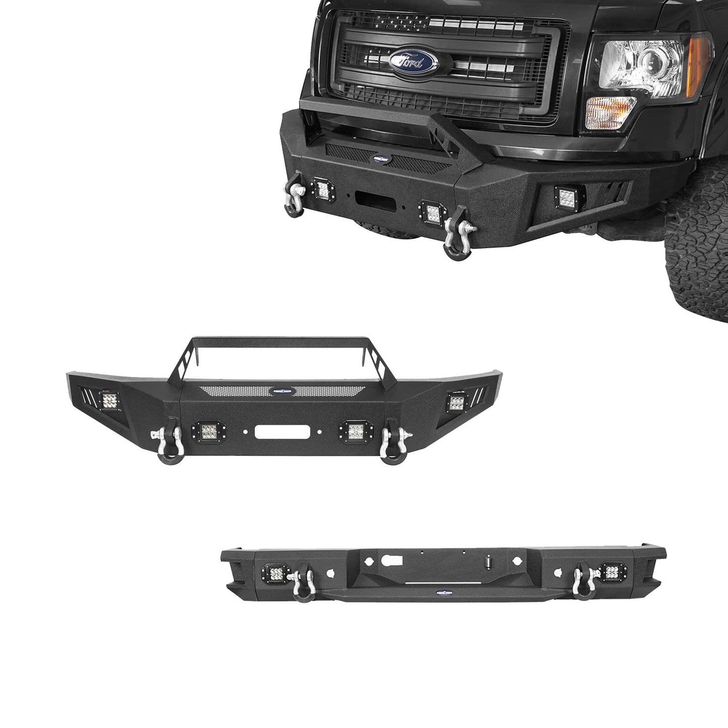 Front Bumper / Rear Bumper / Roof Rack(09-14 F-150 SuperCrew,Excluding Raptor)-LandShaker