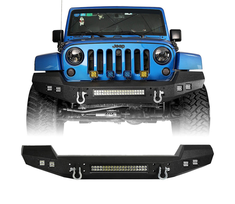 Full width Front Bumper & Rear Bumper(07-18 Jeep Wrangler JK)-LandShaker