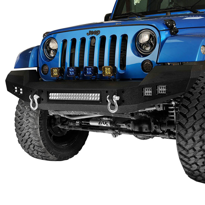 Full width Front Bumper & Rear Bumper(07-18 Jeep Wrangler JK)-LandShaker