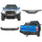 Full Width Front Bumper & Rear Bumper for 2005-2011 Toyota Tacoma  - LandShaker 4x4 b40084011-1