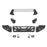 Full-Width Front Bumper with Low-Profile Hoop for 2016-2022 Toyota Tacoma 3rd Gen  - LandShaker 4x4 b4201-7