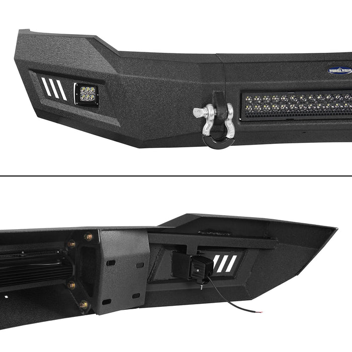 Full Width Front Bumper w/120W LED Light Bar(06-08 Ram 1500)-LandShaker