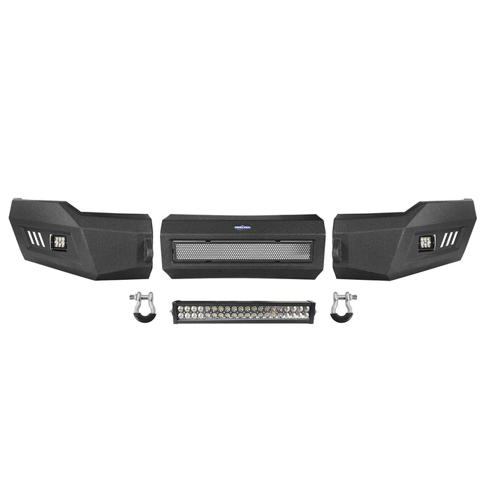 Full Width Front Bumper w/120W LED Light Bar(06-08 Ram 1500)-LandShaker