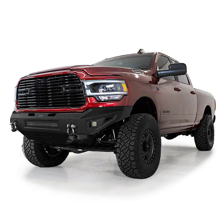 Full Width Front Bumper w/Winch Plate & LED Light Bar(19-22 Ram 2500)-LandShaker