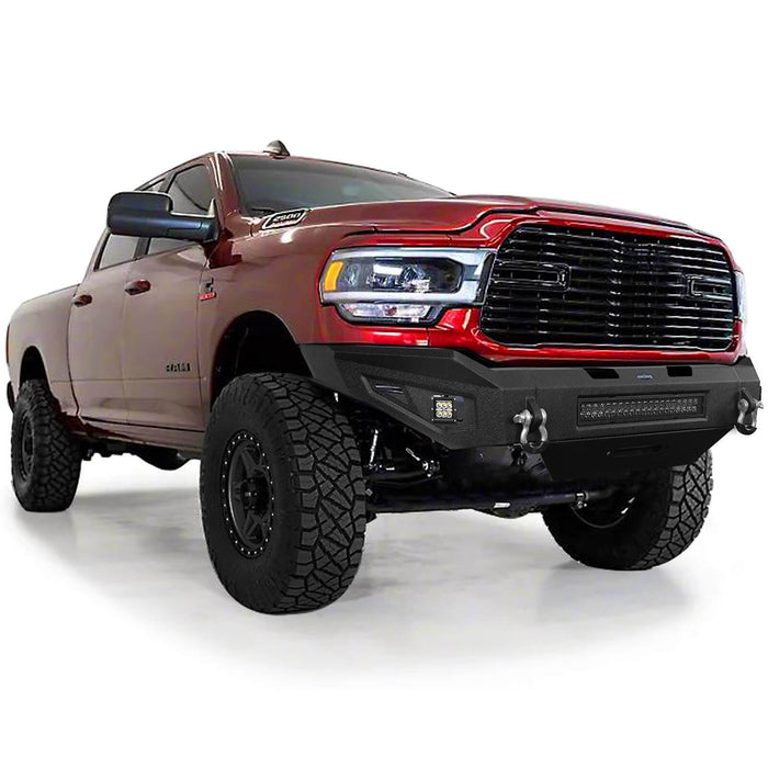 Full Width Front Bumper w/Winch Plate & LED Light Bar(19-22 Ram 2500)-LandShaker