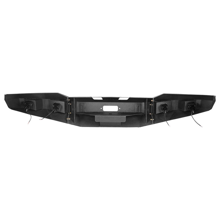 Full Width Front Bumper w/Winch Plate & LED Spotlights(19-24 Ram 2500)-LandShaker