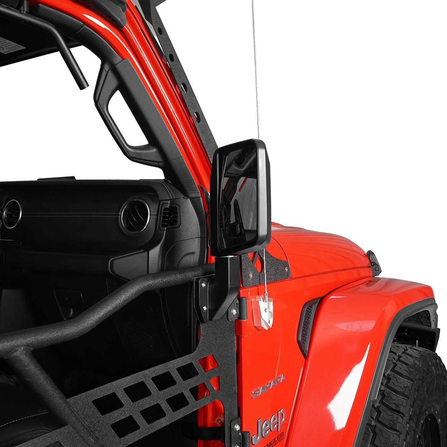 Half Door Side Mirrors(97-24 Wrangler TJ JK JL & 2020-2024 Jeep Gladiator JT)-LandShaker