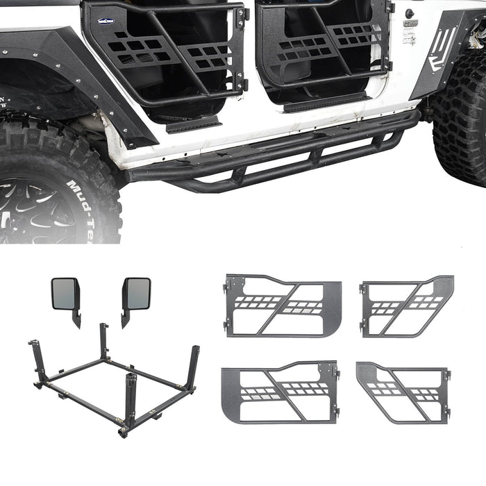 Tubular Door / Door Rack(07-18 Jeep Wrangler JK)-LandShaker