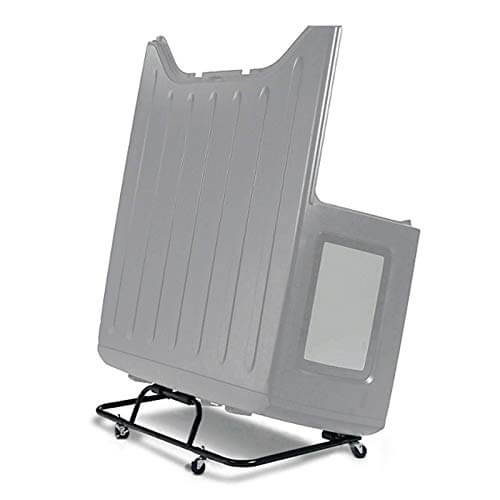 Hard Top Carrier Storage Cart Rack Black Sliding(87-23 Jeep Wrangler JK YJ TJ JL)-LandShaker