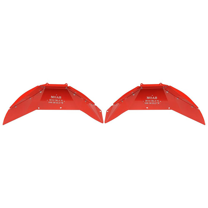 Front & Rear Inner Fender Liners(18-22 Jeep Wrangler JL Excluding 20 Wrangler Rubicon Edition)-LandShaker