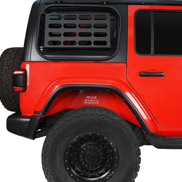 Front & Rear Inner Fender Liners(18-22 Jeep Wrangler JL Excluding 20 Wrangler Rubicon Edition)-LandShaker